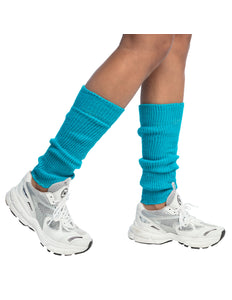 E-Carnavalskleding.nl Beenwarmers Basic blauw