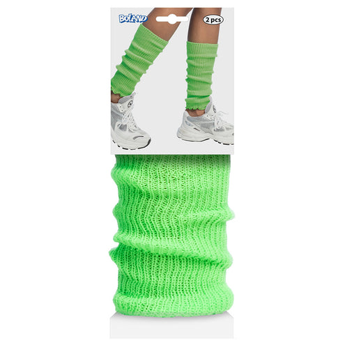 E-Carnavalskleding.nl Beenwarmers Basic neon groen