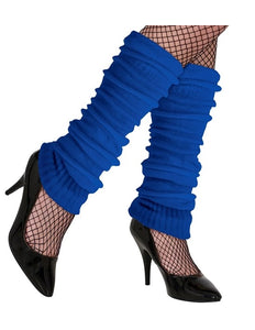 E-Carnavalskleding.nl Beenwarmers blauw Esmee
