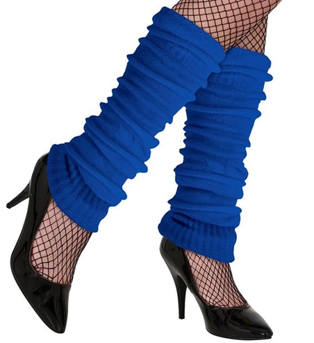 E-Carnavalskleding.nl Beenwarmers blauw Esmee