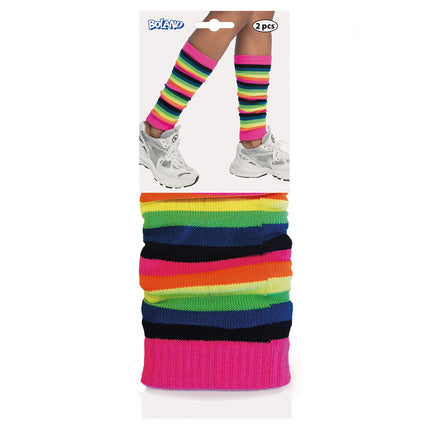 E-Carnavalskleding.nl Beenwarmers Regenboog