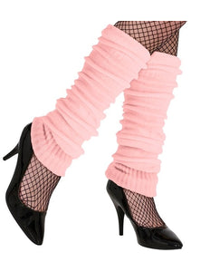 E-Carnavalskleding.nl Beenwarmers roze Niek