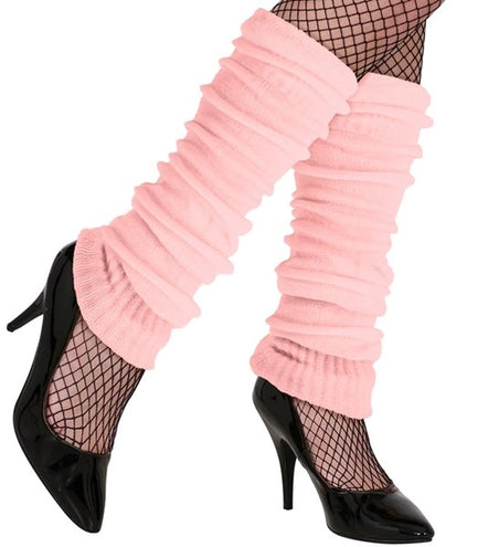 E-Carnavalskleding.nl Beenwarmers roze Niek