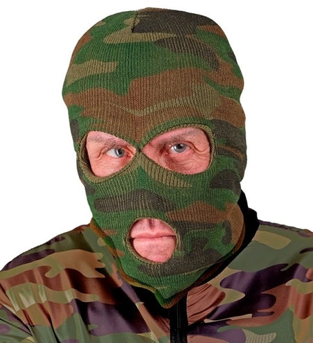 E-Carnavalskleding.nl Bivakmuts camouflage