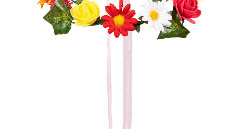 E-Carnavalskleding.nl Bloemen hoofdband Formentera