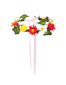 E-Carnavalskleding.nl Bloemen hoofdband Formentera