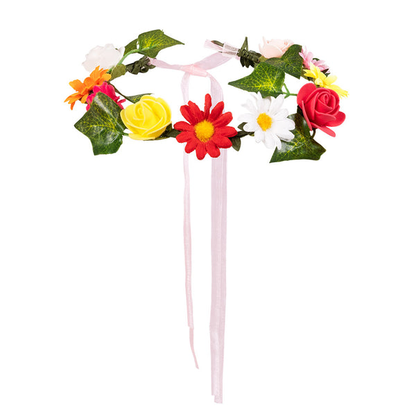 E-Carnavalskleding.nl Bloemen hoofdband Formentera