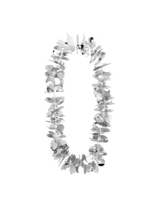 E-Carnavalskleding.nl Bloemenkrans Party zilver