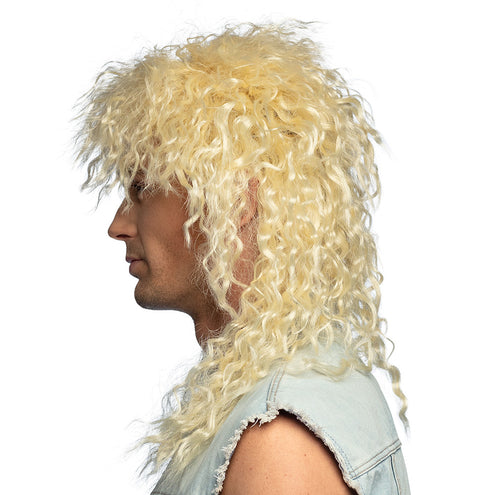 E-Carnavalskleding.nl Blonde rocker pruik Star