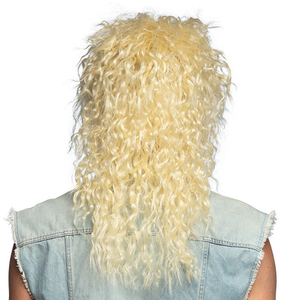 E-Carnavalskleding.nl Blonde rocker pruik Star