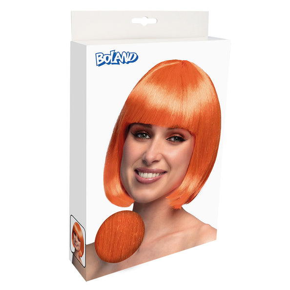 E-Carnavalskleding.nl Boblijn pruik Cabaret oranje