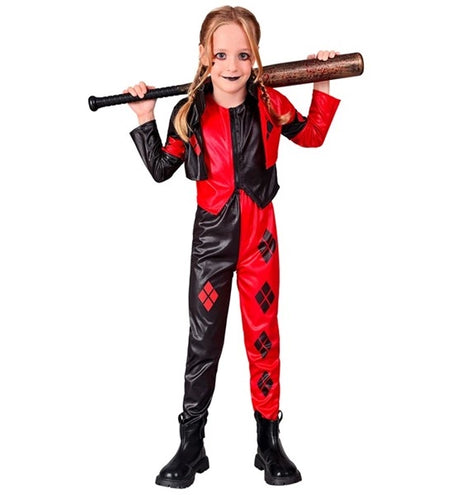 E-Carnavalskleding.nl Boosaardige harlekijn kostuum Saartje kinderen