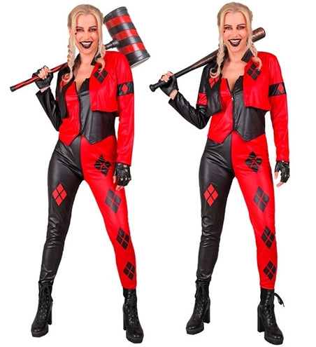 E-Carnavalskleding.nl Boosaardige harlekijn kostuum Sara