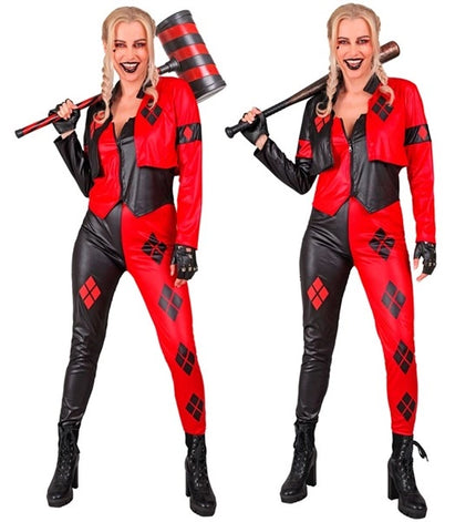 E-Carnavalskleding.nl Boosaardige harlekijn kostuum Sara