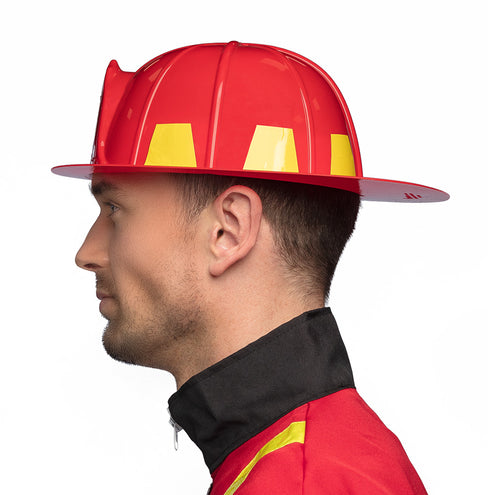 E-Carnavalskleding.nl Brandweerhelm rood volwassenen Chief