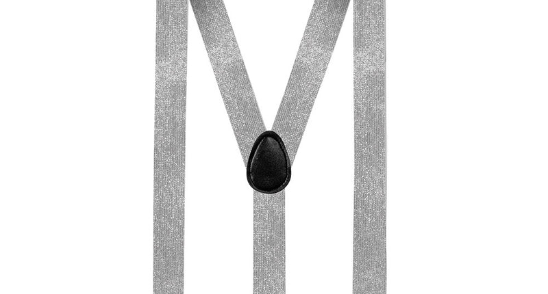 E-Carnavalskleding.nl Bretels Basic zilver