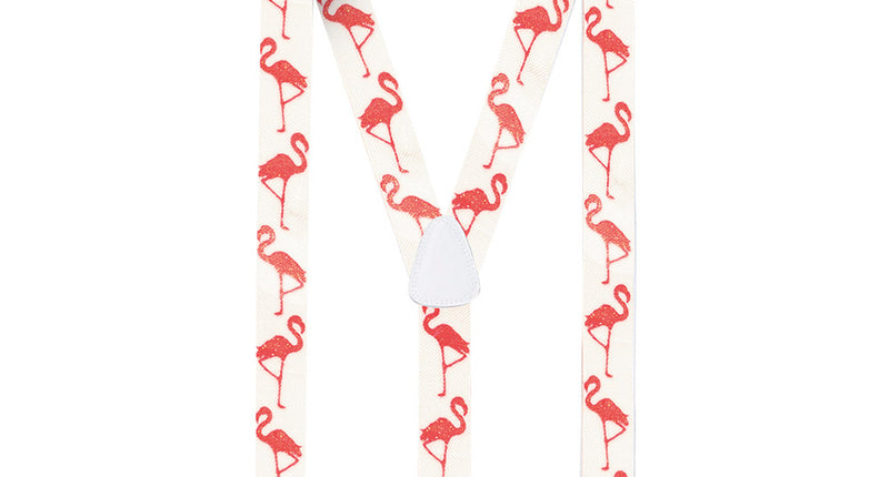 E-Carnavalskleding.nl Bretels Flamingo