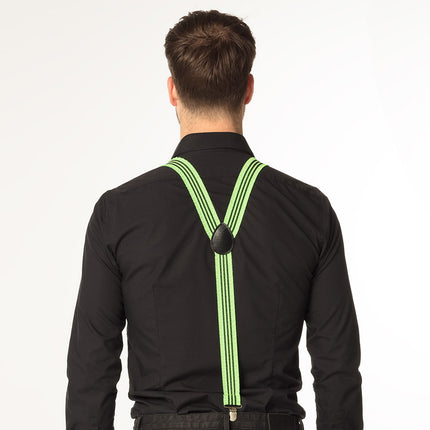 E-Carnavalskleding.nl Bretels Ruches neon groen