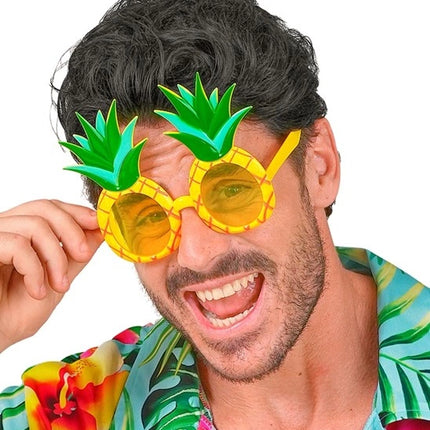 E-Carnavalskleding.nl Bril ananas Esmee