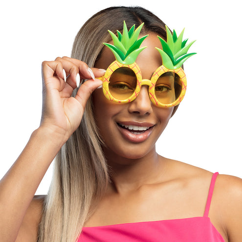 E-Carnavalskleding.nl Bril Ananas hawaii