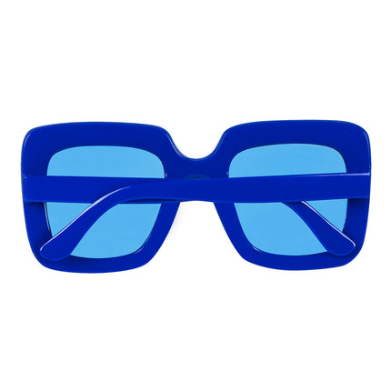 E-Carnavalskleding.nl Bril Bling bling blauw