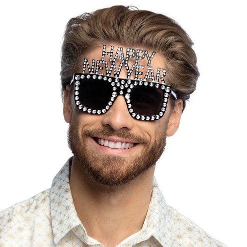 E-Carnavalskleding.nl Bril Bling bling 'Happy New Year'