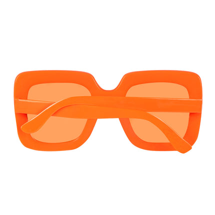 E-Carnavalskleding.nl Bril Bling bling oranje