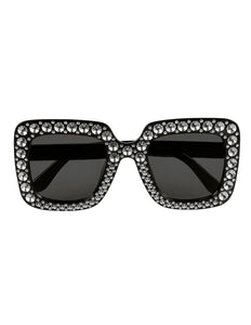 E-Carnavalskleding.nl Bril Bling bling zwart