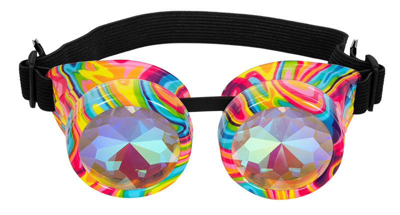 E-Carnavalskleding.nl Bril Bubble steampunk regenboog