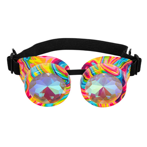 E-Carnavalskleding.nl Bril Bubble steampunk regenboog