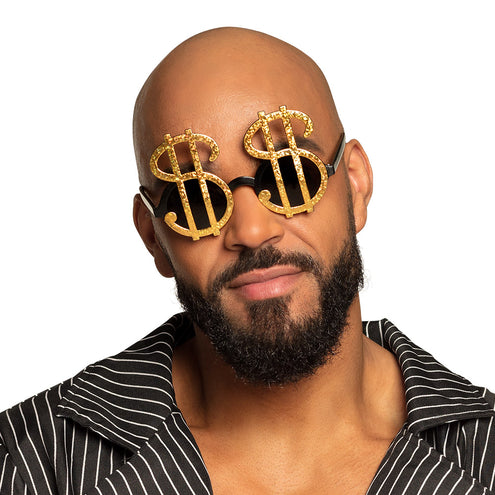 E-Carnavalskleding.nl Bril Dollarteken Cashy