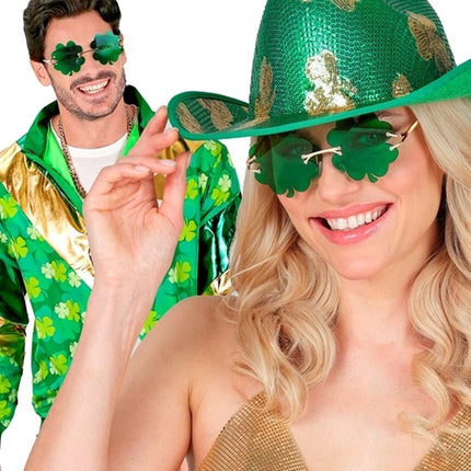 E-Carnavalskleding.nl Bril klavertje vier Sara