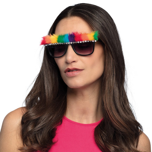 E-Carnavalskleding.nl Bril Pride regenboog