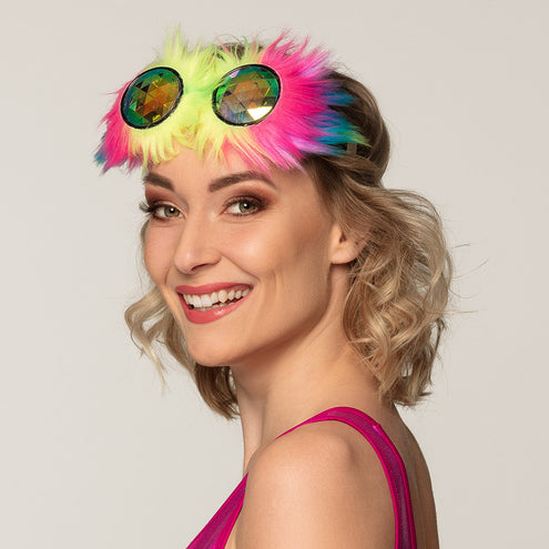E-Carnavalskleding.nl Bril Rave disco