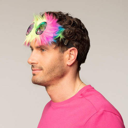 E-Carnavalskleding.nl Bril Rave disco