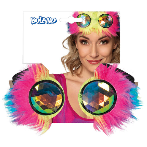 E-Carnavalskleding.nl Bril Rave disco