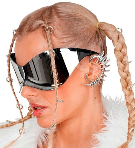 E-Carnavalskleding.nl Bril spiegelglas oversized Eva