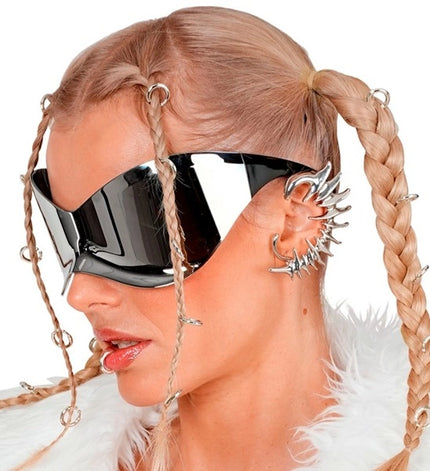 E-Carnavalskleding.nl Bril spiegelglas oversized Eva