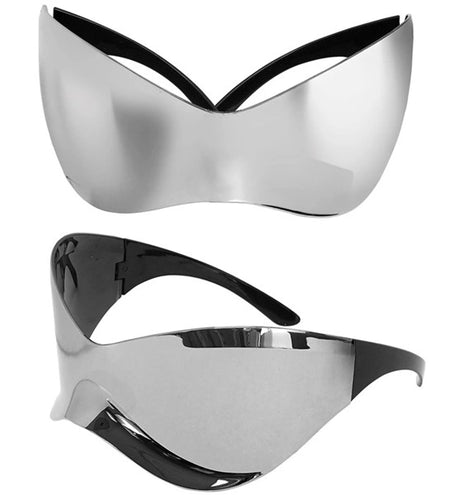 E-Carnavalskleding.nl Bril spiegelglas oversized Eva