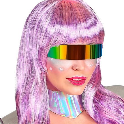 E-Carnavalskleding.nl Bril spiegelglas regenboog Stijn