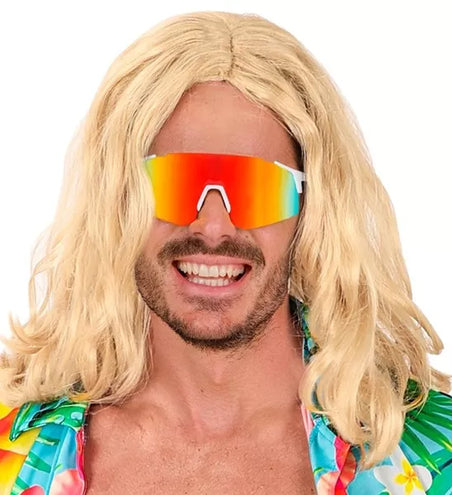 E-Carnavalskleding.nl Bril spiegellens regenboog Daan