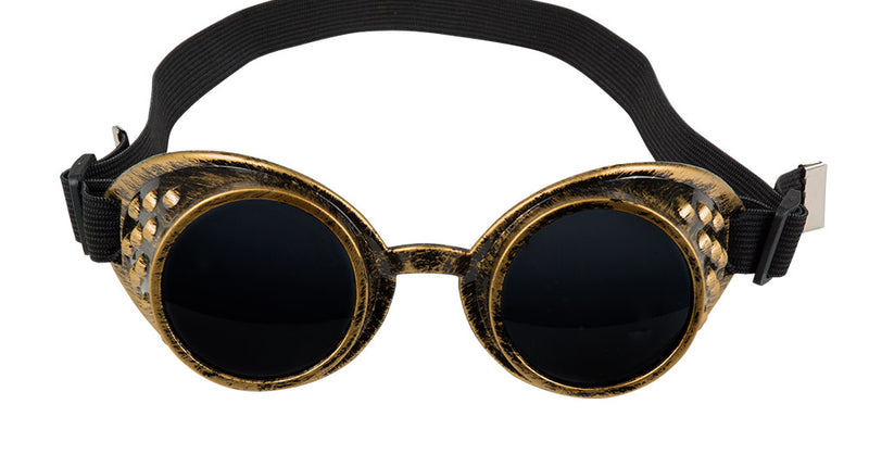 E-Carnavalskleding.nl Bril Steampunk bruin koper
