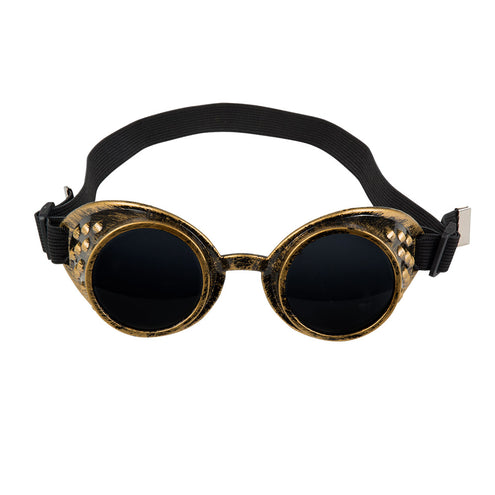 E-Carnavalskleding.nl Bril Steampunk bruin koper