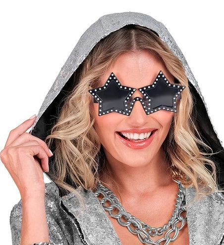 E-Carnavalskleding.nl Bril sterren met strass Julia