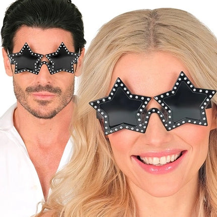 E-Carnavalskleding.nl Bril sterren met strass Julia