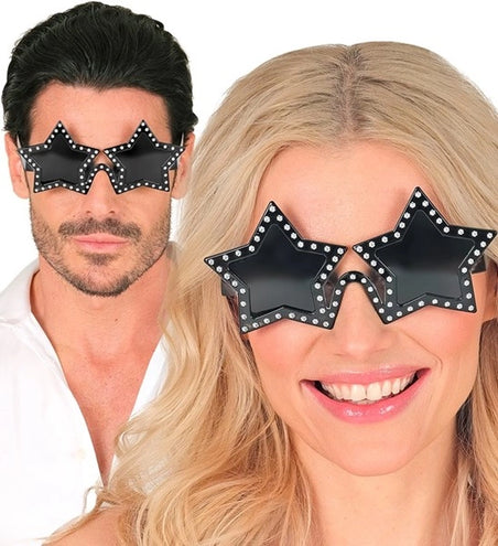 E-Carnavalskleding.nl Bril sterren met strass Julia
