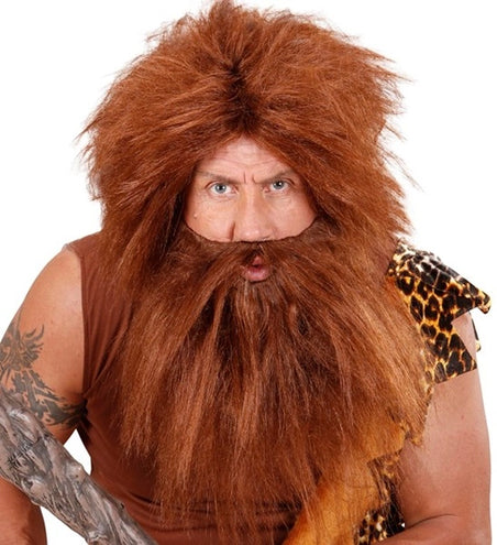 E-Carnavalskleding.nl Bruine baard met snor en baard Piraat