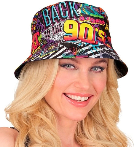 E-Carnavalskleding.nl Bucket hat 90' Teun