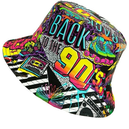 E-Carnavalskleding.nl Bucket hat 90' Teun