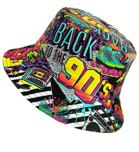 E-Carnavalskleding.nl Bucket hat 90' Teun